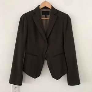 BCBGMaxazria Asymetrical Blazer in Dark Java XXS